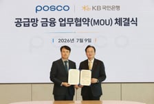 KB국민은행, 포스코와 손잡고 K-철강 공급망 상생 지원