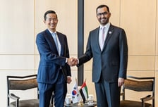 김동관 한화 부회장, 알 자베르 UAE 장관과 회동…협력 모색