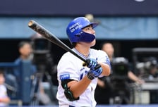 '와' 최형우가 찍었던 삼성 유망주, 퓨처스 올스타 선제 솔로포 폭발! '그것도 잠실에서'