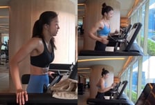 출산 9개월차 맞아?...이시영 "풀마라톤 하루 2번" 王자 복근 '깜짝'