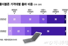 '인상' 써도 '주름' 쫙 폈다...'300만원대 폴더블폰' 통할까