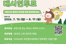 과천시 "청년이 짜고 시민이 뽑는다"…청년정책 투표 개시