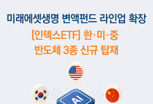 미래에셋생명, 한미중 반도체 ETF 3종 탑재…"보험으로 반도체 투자"