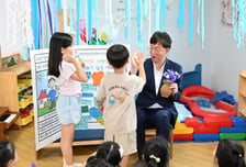 이민근 안산시장, 직장어린이집 3곳 점검…"가족친화 정책 확대"