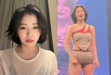 "공연 중 바지 속 깊이 손을 쑥~"...잇지 류진, '무대 위' 돌발 행동 해명