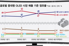 中 뿌리친 K-OLED… 중대형 시장 독주
