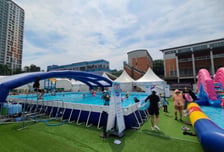 서초구, 집 앞에서 즐기는 '서리풀 물놀이장' 개장