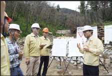 박은식 산림청장, 경북 안동 '산림유역관리 사업지' 현장 점검