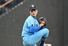 '전체 1순위' 하현승 152㎞ 쾅! 2이닝 1실점 KKKKKK에도 부산고 2-4 패배... ARI 엄준상 앞세운 덕수고 16강 진출 [대통령배 현장]