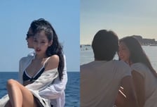 비키니 입은 제니, 카이와 요트 위 스킨십…신곡 MV '기대'