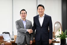 박홍근 만난 오세훈 시장"서울시에 불합리한 비용 떠넘기지 말라"