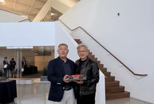 정의선, 엔비디아 본사서 젠슨 황 면담…자율주행·로봇 협력 논의