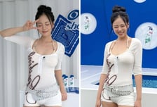 "야해서 보기 불편"vs"왜 비비한테만?"…워터밤 현장 영상 보니