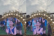 "연락처 받아와" 싸이 '흠뻑쇼' 전광판 소녀...아이돌 지망생이었다