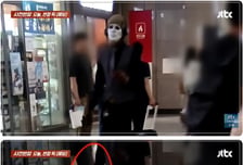 "용산에 테러범?" 시민들 깜짝...흰 가면 쓰고 장총 든 남성, 정체는