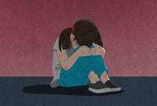 "아빠가 절 죽이려 해요"…순찰차 세운 11세 소녀, 다리엔 멍자국