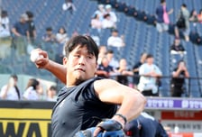 [포토]  '구슬땀 흘리며 한화전 준비완료' 롯데 유강남