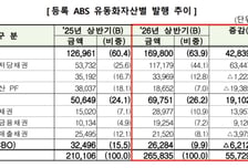 주담대 늘자 MBS 발행 1년새 118% 증가…카드·할부채권 ABS도 급증