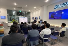 장마·폭염에도 끄떡없다…삼표그룹, 특수 콘크리트 '블루콘' 시연