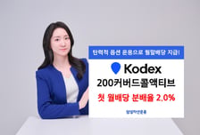 KODEX 200커버드콜액티브, 첫 월배당 실시… 주당 153원 지급