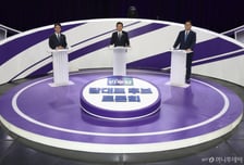 與당권주자 3인 첫 TV토론…金 '안정'·鄭 '개혁'·宋 '보완'