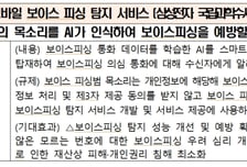 "보이스피싱 그 놈, 목소리로 감별" 삼성전자, 목소리 지문 탐지 '특례' 지정