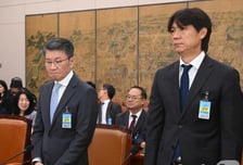 '청문회 출석' 나란히 고개 숙인 정몽규·홍명보 "기대에 미치지 못해 송구스럽다"