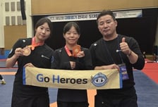 한국 여자 레슬링 경량급 일인자…GH 김진희, 대통령기마저 '제패'