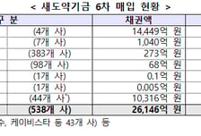 상록수·케이비스타 대상채권 매입 끝낸 새도약기금…누적 11.7조원