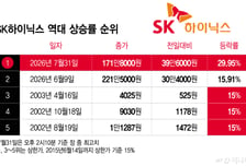 외국인들 5조원 쓸어 담았다...SK하이닉스, 첫 30% 상한가