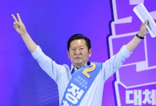 부울경서 뒤집은 정청래…김민석과 1211표차 초접전