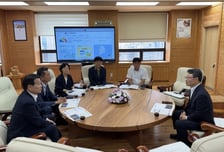 김신 완도군수, 산림청장 면담 국립완도난대수목원 조기 조성 건의