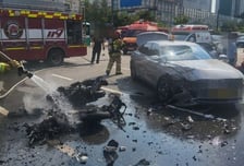 동탄 사거리서 택시·오토바이 충돌사고…1명 사망·3명 부상