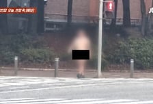 운동화만 신은 알몸 남성..."쳐다봐도 신경 안 쓰더라" 도심 활보