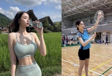 AI로 오해받은 176㎝·9등신 전 일본 배드민턴 국대…"실제 사람"