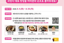"과천시 대표 맛집 가린다"…'맛집선발대회' 온라인 투표 개시