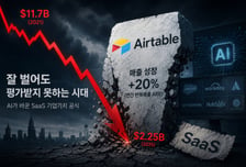 "매출 늘었는데 몸값 80% 증발"…AI 시대, SaaS 신화의 몰락