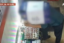 "김밥집 계란 2판 훔쳐가"...박스 뒤집어쓴 이 남자, CCTV에 포착