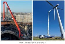 100m 높이도 작업…반도체·풍력 현장 '대형 고소작업차' 뜬다