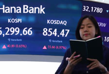 바이오·소부장 흐름탄 코스닥 850 회복…코스피는 '덤덤'
