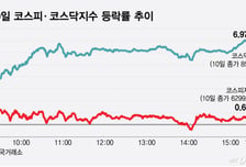 코스피 식자, 코스닥 펄펄… 850선 넘었다
