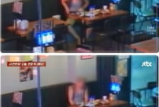 술집 테이블서 휴지통에 '쪼르르' 소변...."두 달 전엔 무전취식"[영상]