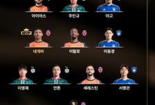 [오피셜] 제주 5명, 대전·울산 각 3명 베스트11 싹쓸이... '해트트릭 폭발' 네게바 MVP