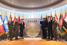 '해외 근무에 도움되길' 대한탁구협회-엑시옴, 레바논 파병 동명부대에 탁구용품 지원