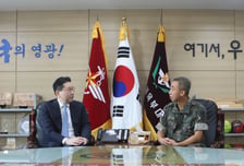 이상현 AG 대한민국 선수단장, 국군체육부대 찾아 필승 기원 "대한민국 스포츠에서 중요한 역할 하고 있어"