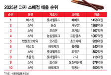 "이 과자가 가장 많이 팔렸다"…편의점·마트 인기과자 톱10