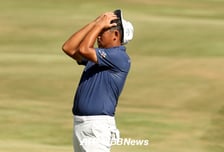 와! '공동 6위에서 단독 2위라니' 마지막 날 김시우 뒷심 대단하네, PGA PO 1차전 짜릿한 '준우승'→2차전 간다