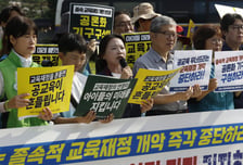 교육단체 "교육교부금 연동제 폐지, 재정 근간 흔들어" 반발