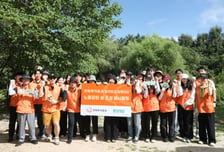 한화투자증권, 국가보호종 미선나무 300그루 마포에 심어