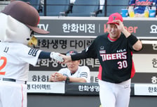 [포토] 하주석, 위니와 악수하며 울컨